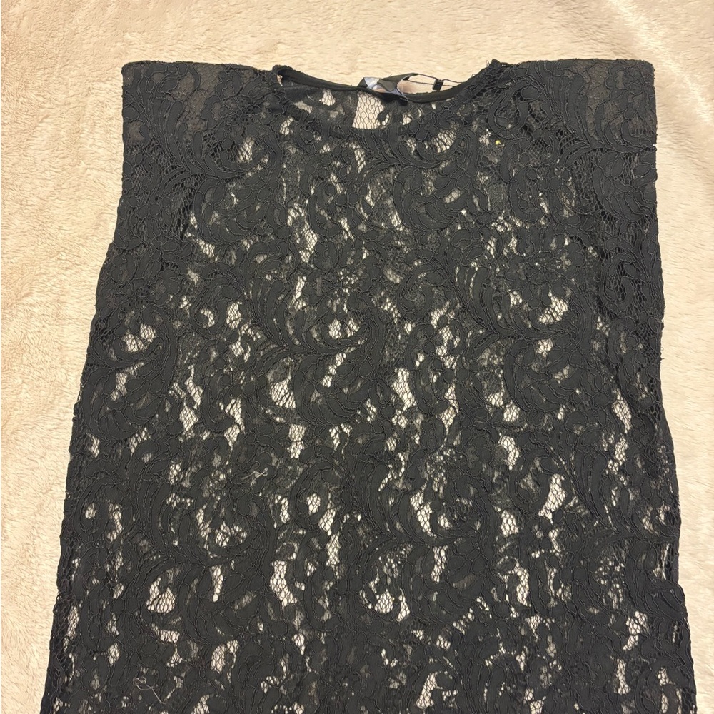 Elegant Black Lace Top